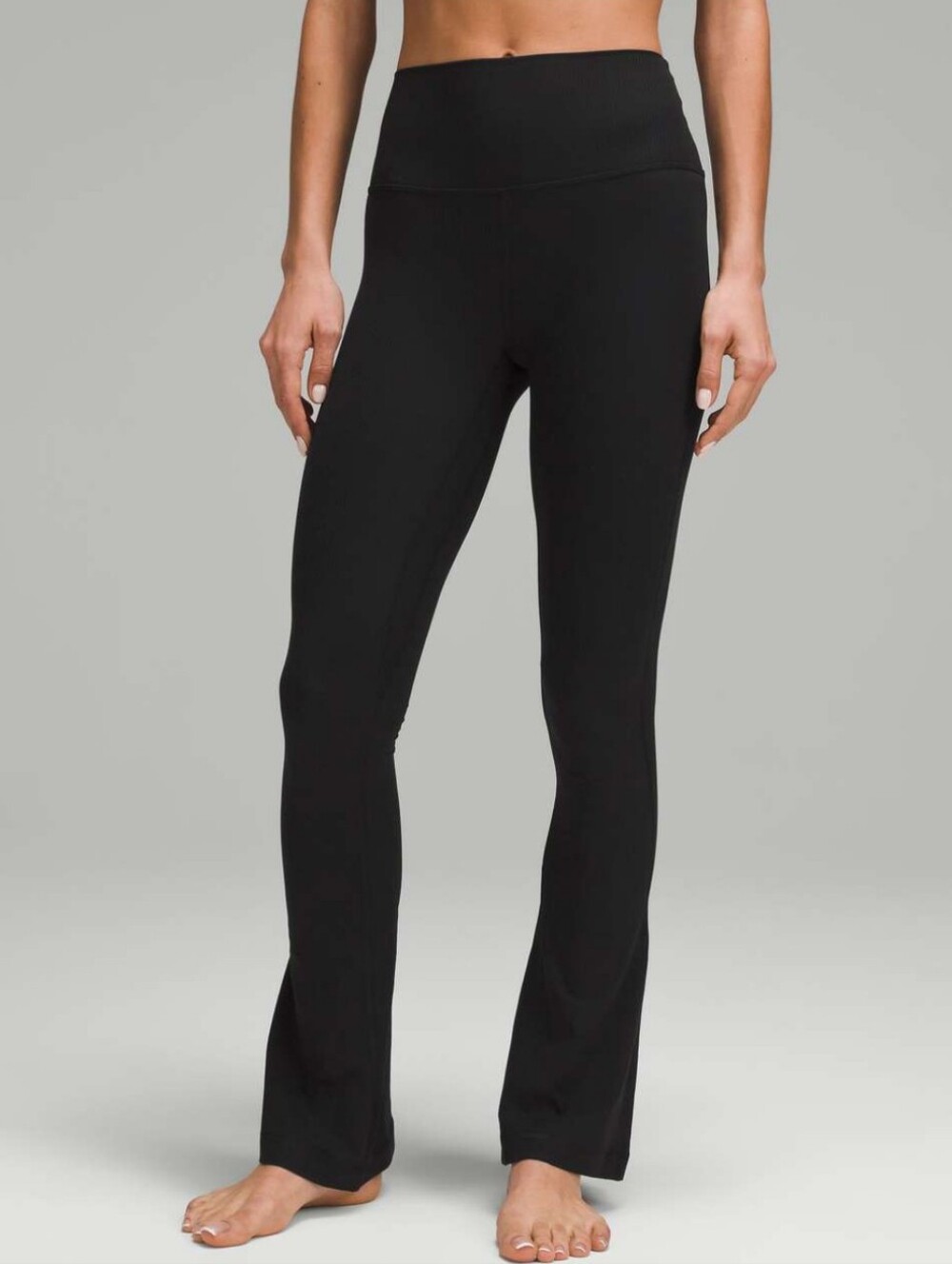 Lululemon Align Ribbed Mini Flared Pant Extra Short Black Size 0